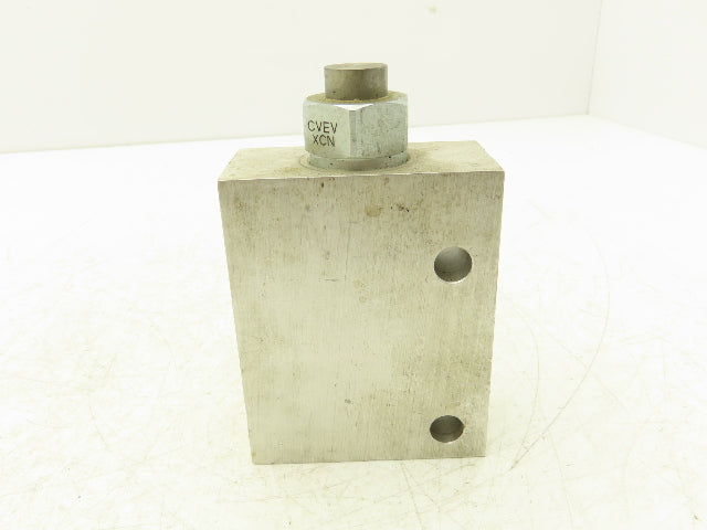 Sun Hydraulics NAJ01Y7-A2 Valve Body W CVEVXCN Pilot Check Valve Cartridge