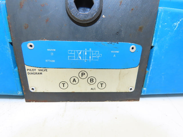 Vickers PA4DG4S4LW-012N-H-61-S558 Hydraulic Directional Pilot Valve D05 24VDC