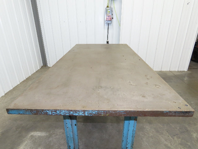 Vintage Precision Steel Welding Layout Table 72x36" Cast Iron 1-1/2" Thick Top