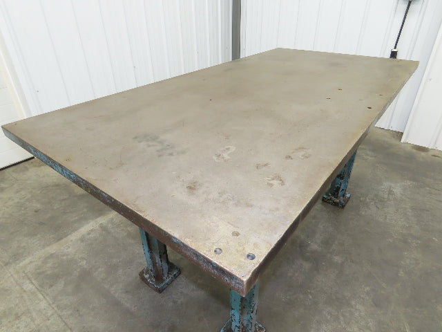 Vintage Precision Steel Welding Layout Table 72x36" Cast Iron 1-1/2" Thick Top