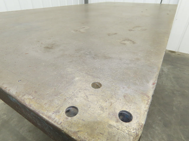 Vintage Precision Steel Welding Layout Table 72x36" Cast Iron 1-1/2" Thick Top