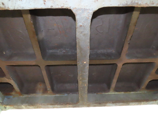 Vintage Precision Steel Welding Layout Table 71.5x36" Cast Iron 1-3/8" Thick Top