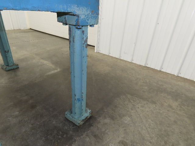 Vintage Precision Steel Welding Layout Table 71.5x36" Cast Iron 1-3/8" Thick Top