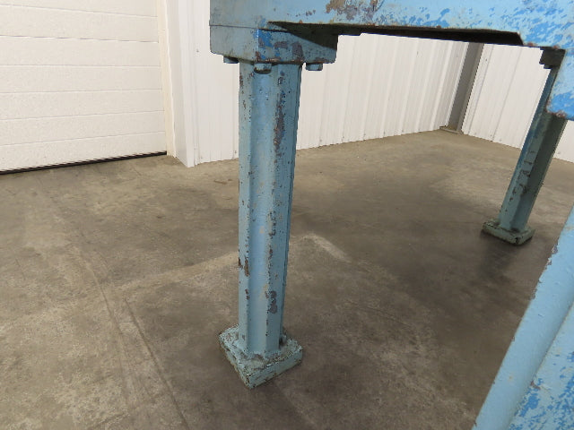 Vintage Precision Steel Welding Layout Table 71.5x36" Cast Iron 1-3/8" Thick Top
