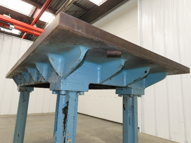 Vintage Precision Steel Welding Layout Table 72x36" Cast Iron 1-1/2" Thick Top
