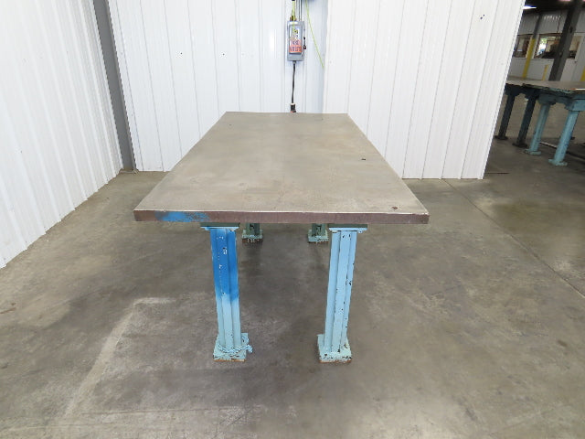 Vintage Precision Steel Welding Layout Table 72x36" Cast Iron 1-1/2" Thick Top