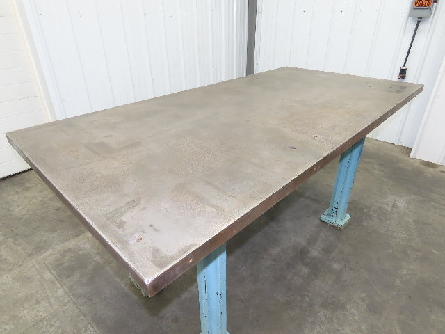 Vintage Precision Steel Welding Layout Table 72x36" Cast Iron 1-1/2" Thick Top