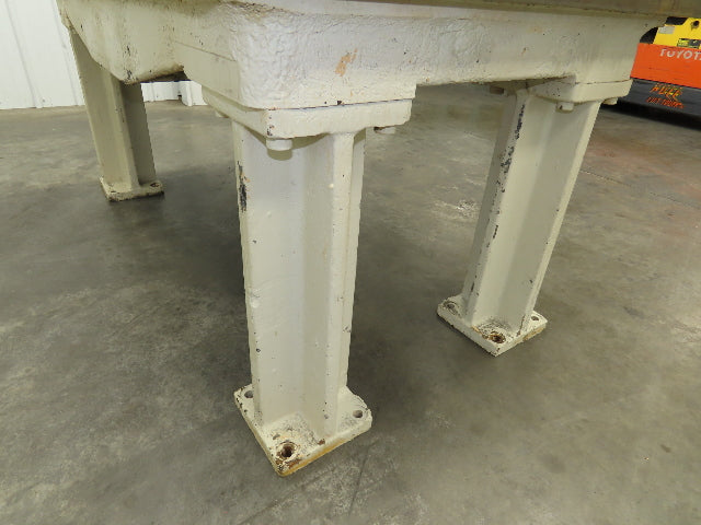 Vintage Precision Steel Welding Layout Table 66x36" Cast Iron 2-1/4" Thick Top