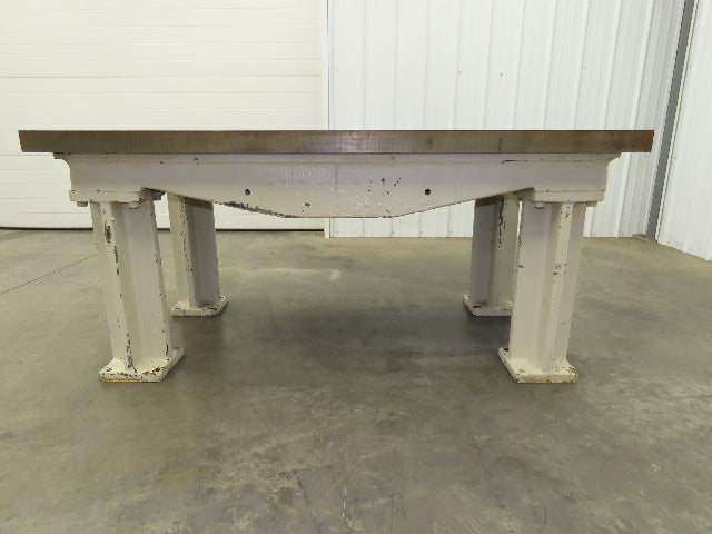 Vintage Precision Steel Welding Layout Table 66x36" Cast Iron 2-1/4" Thick Top