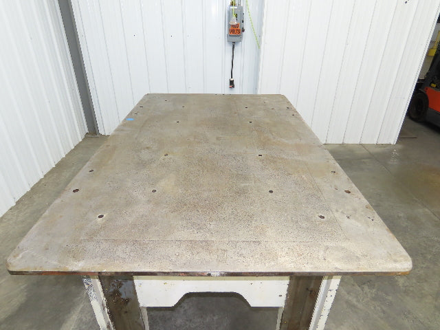 72x46" Steel Welding Layout Table 1" Thick Top Fabrication Work Bench