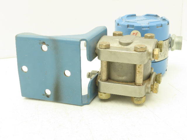 Rosemount 1151DP4S22 Electronic Pressure Transmitter 2000PSI 45VDC W/Bracket