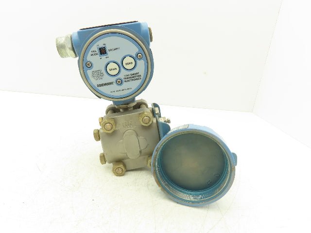 Rosemount 1151DP4S22 Electronic Pressure Transmitter 2000PSI 45VDC W/Bracket