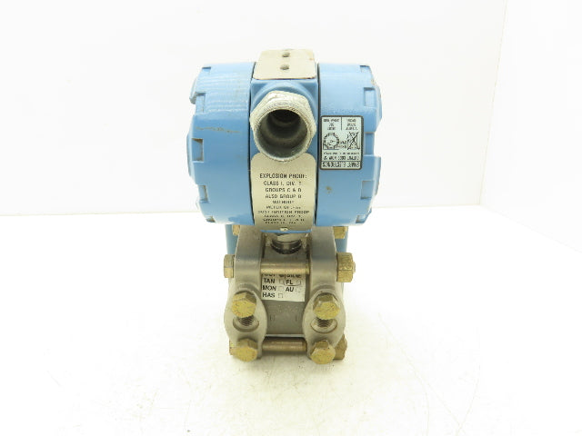 Rosemount 1151DP4S22 Electronic Pressure Transmitter 2000PSI 45VDC W/Bracket