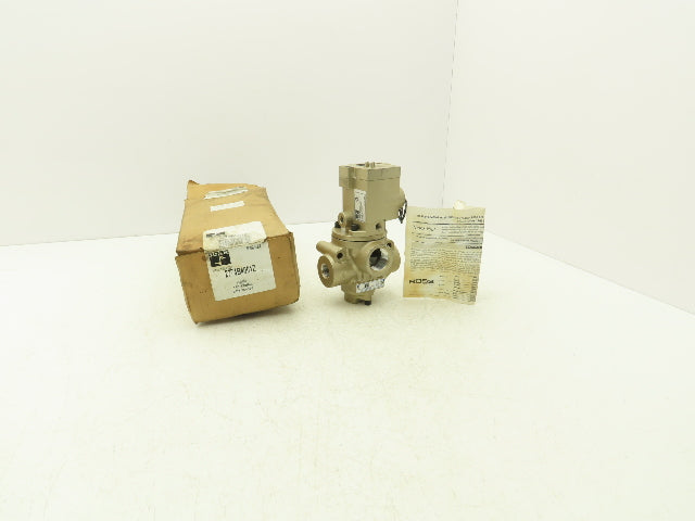 Ross 2774B4001Z Pneumatic Solenoid Valve 1/2"NPT 10 Bar 3/2-way 120V Coil