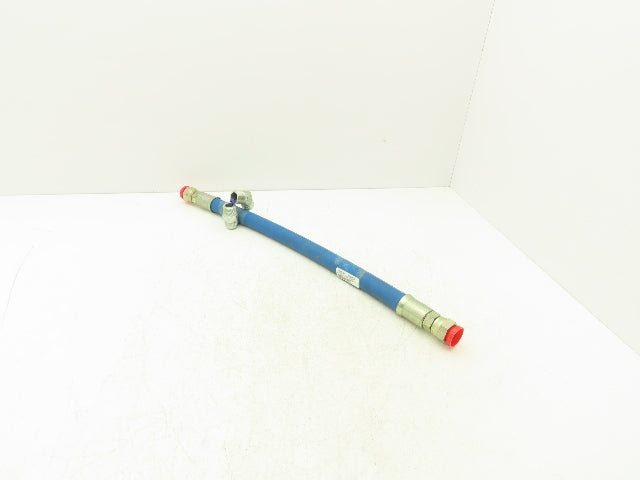 Schrott Hydraulic Replacement Hose 27" Overall 3/4" JIC NPT 4000 PSI