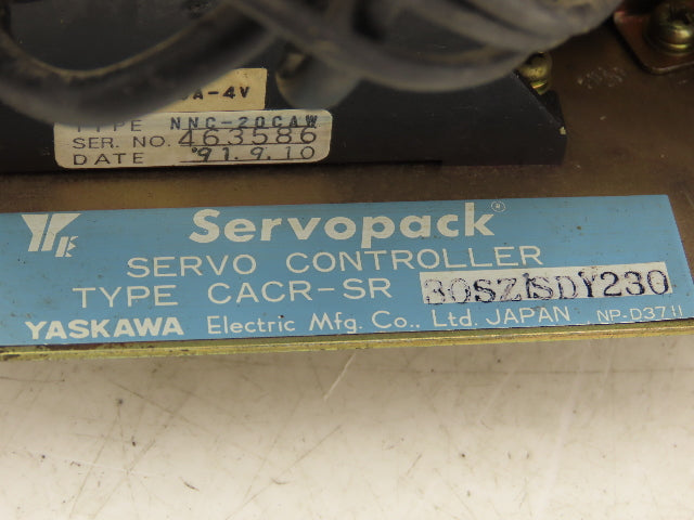 Yaskawa CACR-SR 30SZ1SDY230 Servopack Servo Controller Drive