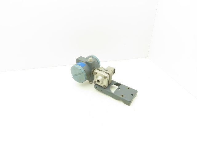Foxboro 821GM-IS1NH2 EW Electronic Pressure Transmitter 65VDC 600PSI W/Bracket