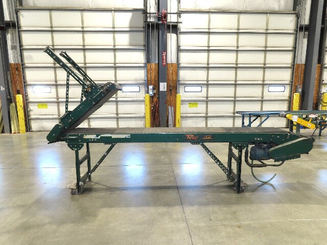 Rapistan 18"x 15' 7" Slider Bed Conveyor 16" Grip Belt 230/460V 3PH Drive 68FPM