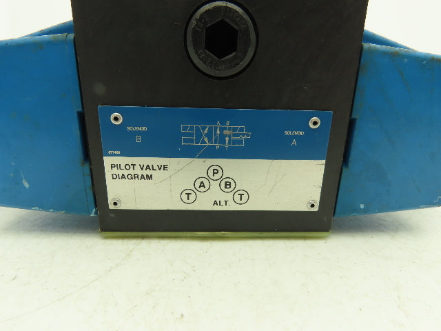 Vickers PA5DG4S4LW-012N-B-60 Hydraulic Directional Control Pilot Valve 120VAC