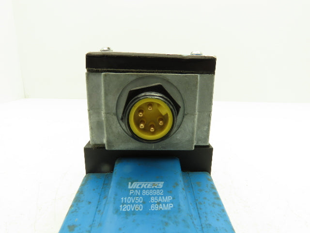 Vickers PA5DG4S4LW-012N-B-60 Hydraulic Directional Control Pilot Valve 120VAC