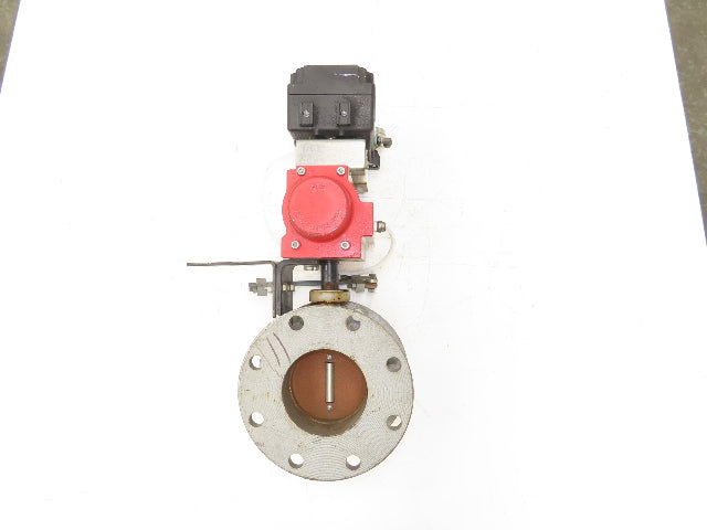 Triac PPR-1200 Spring Return Pneumatic Valve Actuator Rotary 4" Butterfly 2R80SR