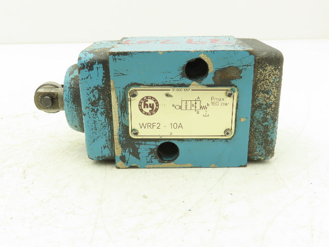 Hydraulik Ring WRF2-10A Plunger Operated Hydraulic Valve Max Pres 160 Bar