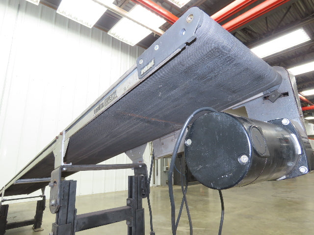 Dorner 2200 Series 12"x 10' Incline Belt Conveyor 115V Variable Speed 114FPM