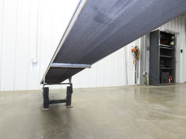 Dorner 2200 Series 12"x 10' Incline Belt Conveyor 115V Variable Speed 114FPM