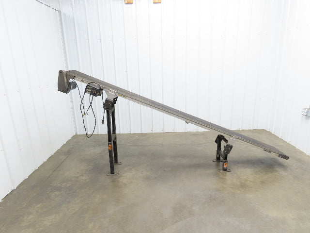 Dorner 2200 Series 12"x 10' Incline Belt Conveyor 115V Variable Speed 114FPM