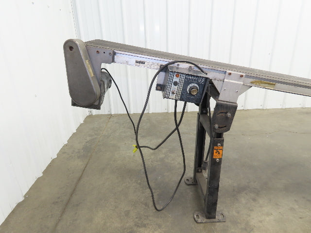 Dorner 2200 Series 12"x 10' Incline Belt Conveyor 115V Variable Speed 114FPM