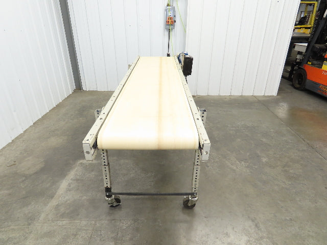 EMI Plastics 23"x 96" Belt Conveyor 19.5" Belt 120V 1PH 1-24FPM Variable Speed