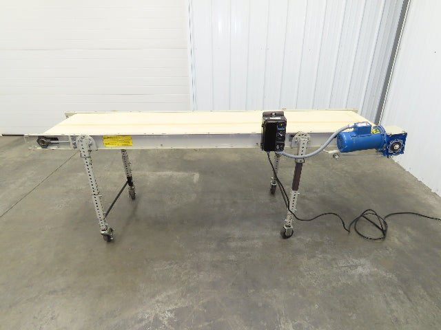 EMI Plastics 23"x 96" Belt Conveyor 19.5" Belt 120V 1PH 1-24FPM Variable Speed