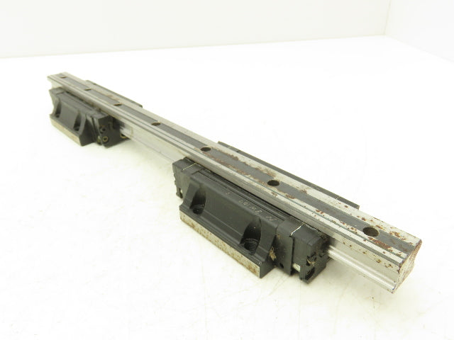 THK SHS25C Linear Guide Bearing Caged Ball Block 400mm Rail 2 Bearing