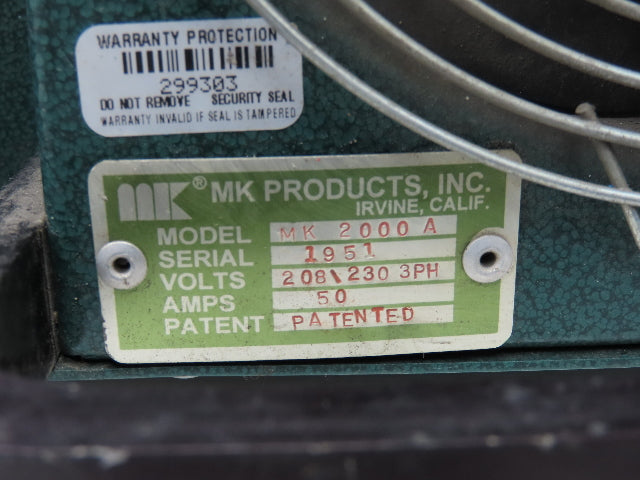 MK Products MK 2000 A Welding Controller Inverter Power Supply Weld Monitor