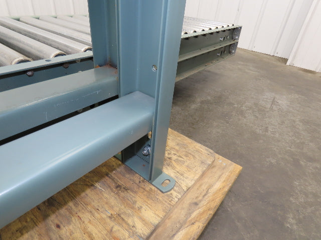 Uline 24"x 10' Gravity Roller Conveyor 1.9" Roller 21"BF 2-Sections 20' w/Legs