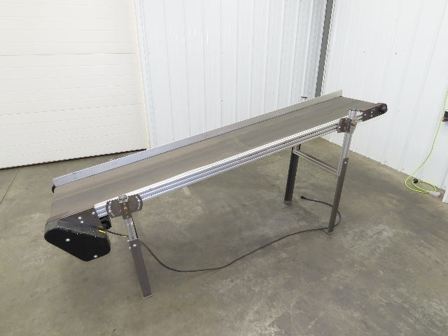 HFA 2210 Series 18"x 89" Aluminum Incline Conveyor 15"Belt 115V Belt Drive 56FPM