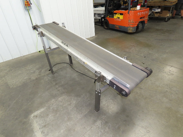 HFA 2210 Series 18"x 89" Aluminum Incline Conveyor 15"Belt 115V Belt Drive 56FPM