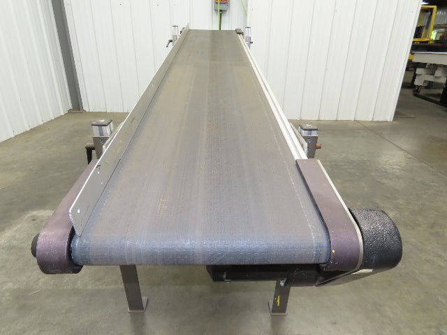 HFA 2210 Series 18"x 89" Aluminum Incline Conveyor 15"Belt 115V Belt Drive 56FPM