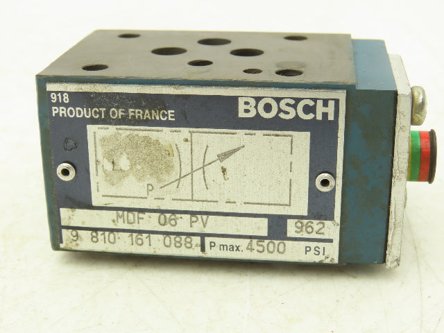 Bosch MDF06PV Modular Valve Body P Max 4500PSI