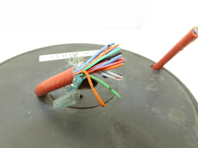 Belden 83569 Wire Spool 22AWG 30' 19 Conductor Shielded Red Cable Thermal