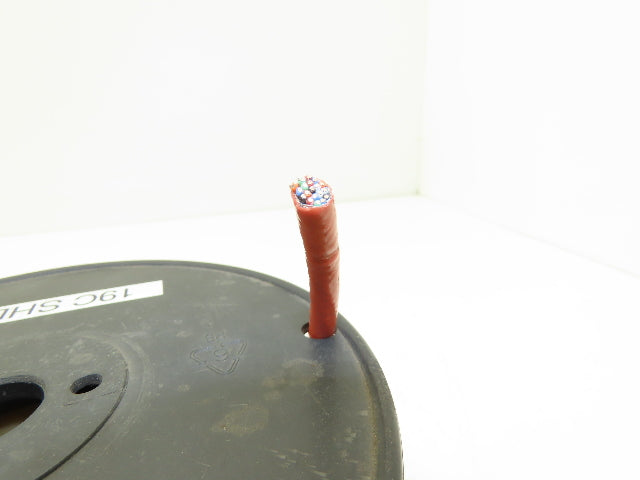 Belden 83569 Wire Spool 22AWG 30' 19 Conductor Shielded Red Cable Thermal