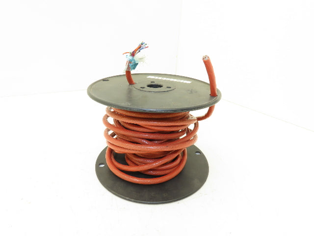 Belden 83569 Wire Spool 22AWG 30' 19 Conductor Shielded Red Cable Thermal