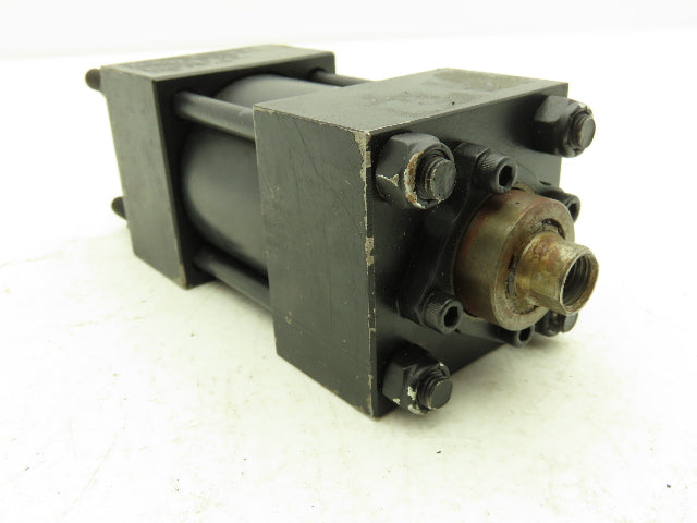 Schrader Bellows Pneumatic Air Cylinder 2" Bore 0.75" Stroke Double Rod 250 PSI