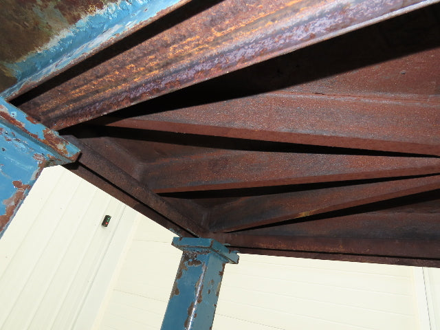 Vintage Precision Steel Welding Layout Table 71x35.5" Cast Iron 1-3/4" Thick Top