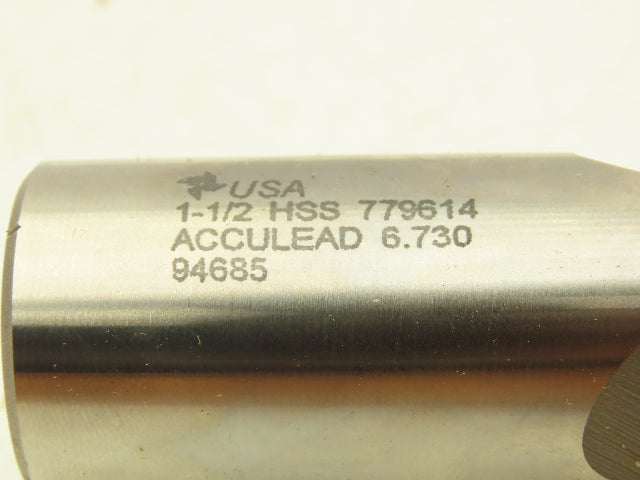 Brubaker Tool 94685 Acculead Three Flute Coarse Pitch Rougher 1.5 DIA X 1.25 SHK
