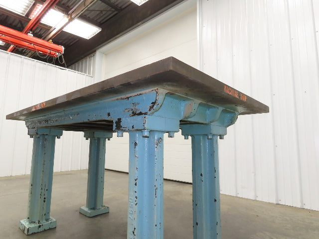 Vintage Precision Steel Welding Layout Table 71-1/2x36" Cast Iron 1-3/8" Top