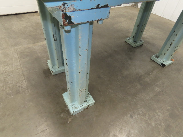 Vintage Precision Steel Welding Layout Table 71-1/2x36" Cast Iron 1-3/8" Top