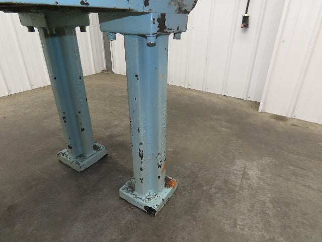 Vintage Precision Steel Welding Layout Table 71-1/2x36" Cast Iron 1-3/8" Top