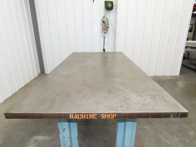 Vintage Precision Steel Welding Layout Table 71-1/2x36" Cast Iron 1-3/8" Top
