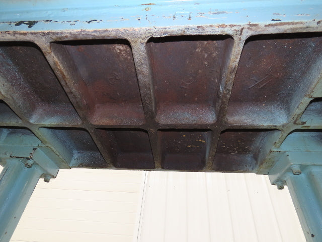 Vintage Precision Steel Welding Layout Table 71-1/2x36" Cast Iron 1-3/8" Top